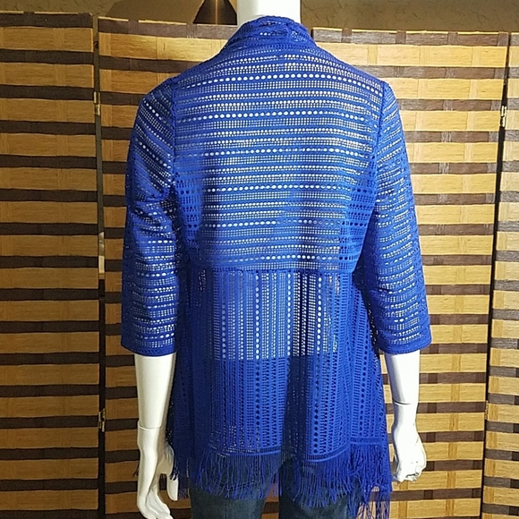 Chico's fringe jacket - Picture 5 of 8